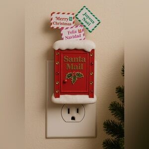 Bath & Body Works Red Santa Mailbox Holiday Decor